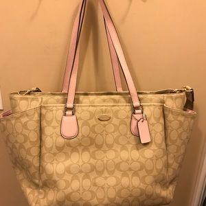 Coach baby bag